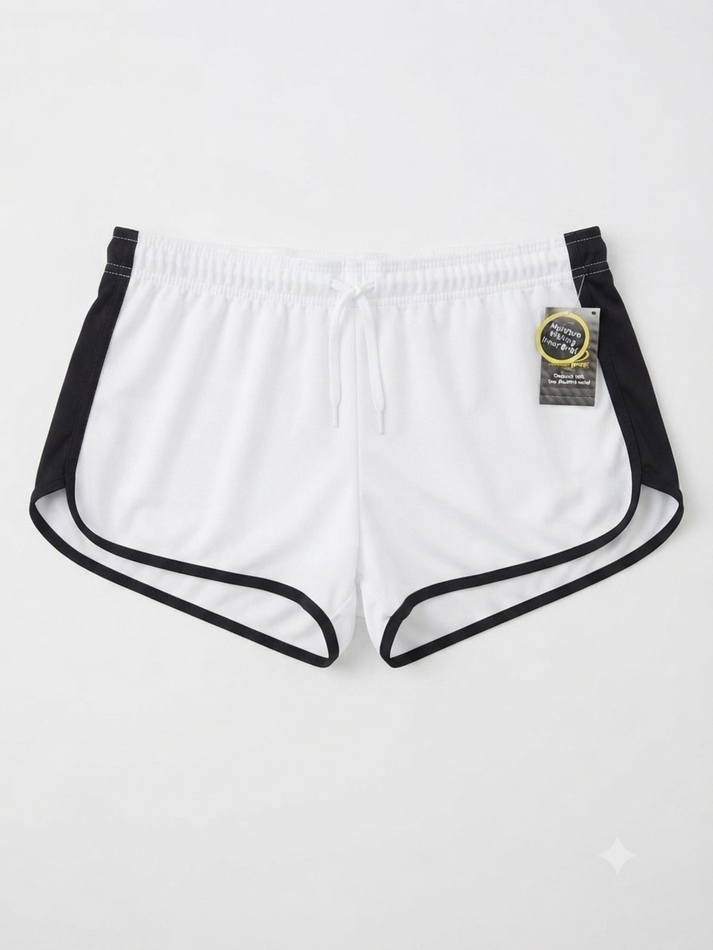 NWT Athletic Works Women's White Active Dolphin Shorts  (0162) (0161)